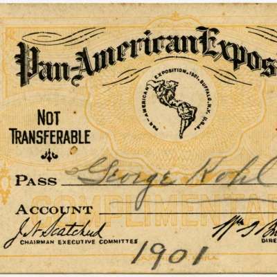Admission ticket, Pan-American Exposition, 1901