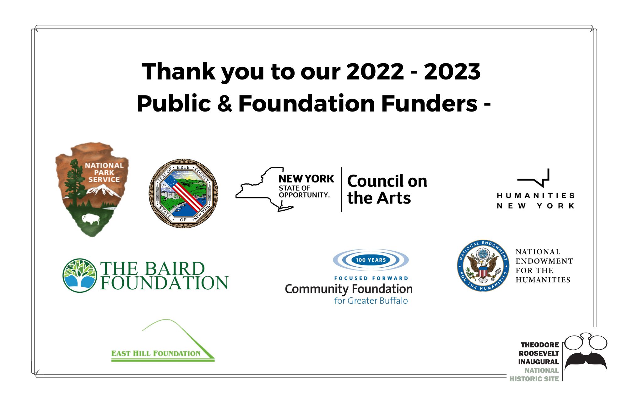 TR Site 2022-23 funders