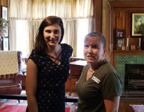 Pictured: Development & Communications Manager Lindsey Visser (left) and Deputy Director/Curator Lenora Henson (right).